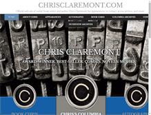 Tablet Screenshot of chrisclaremont.com